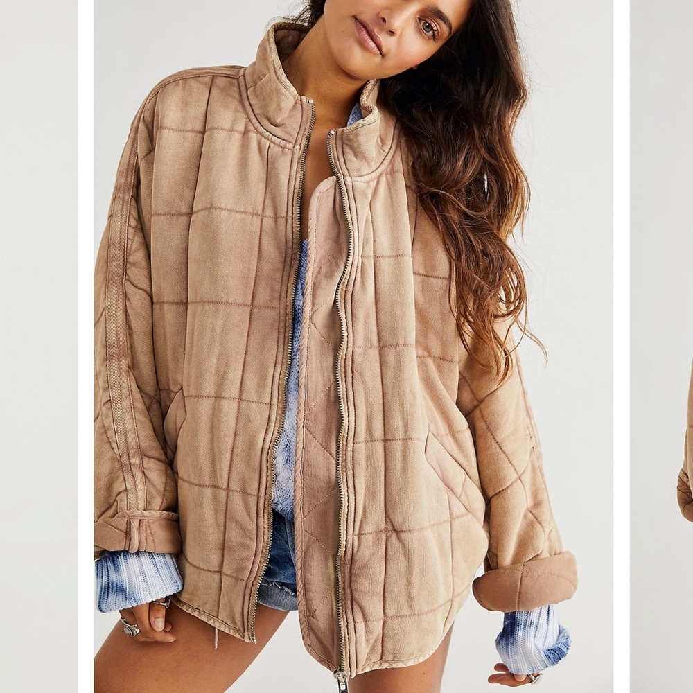 Free People Quilted Jacket